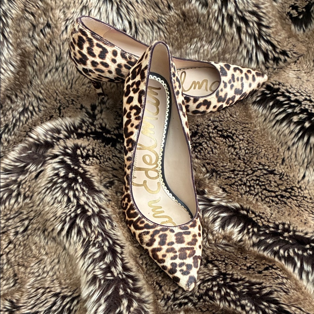Sam Edelman Leopard Print Heels